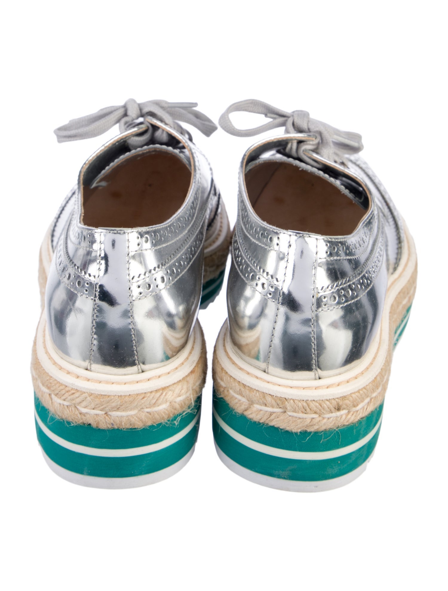 Prada Leather Oxfords